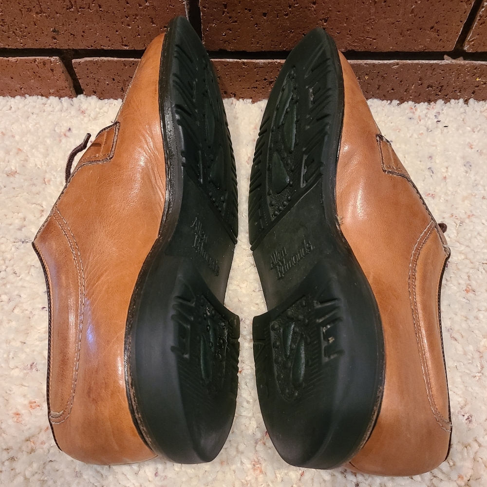 Allen Edmonds Wilbert Brown Split Toe Derby Lace-Up Comfort Shoe Size 9 1/2 D - Picture 7 of 11